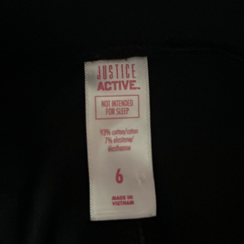 2- pack Girls Black Leggings with Style! - Picture 4 of 5